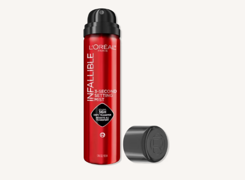 L'Oréal Infallible 3-Second Setting Mist bottle